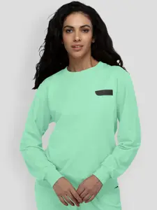 PANGOLIN Round Neck Long Sleeves Pullover Sweatshirt