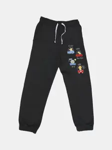 HARBOR N BAY Boys Printed Cotton Mid Rise Joggers