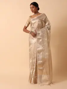KALKI Fashion Ethnic Motifs Zari Saree