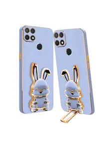 Karwan 3D Bunny With Folding Stand Oppo A15 Phone Back Case