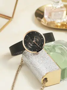 Fastrack Vyb Manifester Women Printed& Stainless Steel Analogue Watch FV60006KM01W