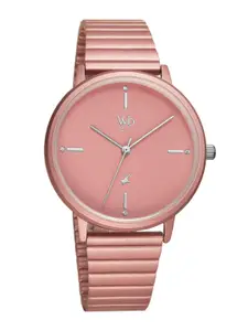 Fastrack Women Stainless Steel Bracelet Style Straps Analogue Watch FV60021KM04W