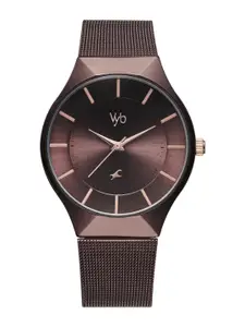 Fastrack Women Vyb Successor Stainless Steel Straps Analogue Watch FV60002KM01W