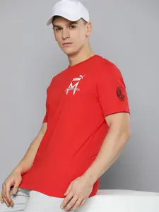 Puma Men AC Milan Ftblicons Football Pure Cotton T-shirt