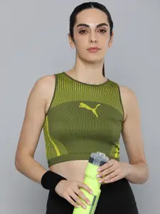 Puma DARE TO Self Striped Crop Top