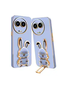 Karwan 3D Bunny With Folding Stand Realme 11X Phone Back Case