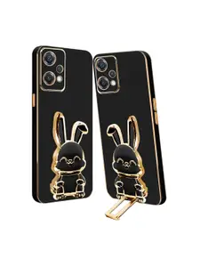 Karwan 3D Bunny With Folding Stand Redmi Note 12 Pro 5G Phone Back Case