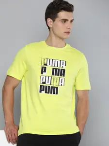 Puma Brand Logo Printed Pure Cotton T-shirt