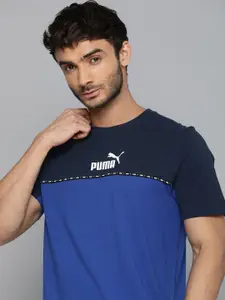Puma Men Block x Tape Regular Fit Colourblocked T-shirt