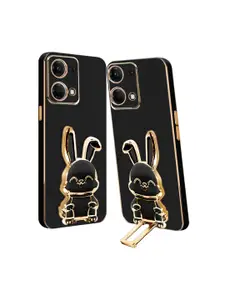 Karwan 3D Bunny Oppo F21 Pro 4G Mobile Cover With Folding Stand