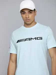 PUMA Motorsport Men Mercedes AMG Petronas Printed Pure Cotton T-shirt