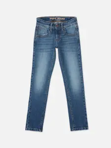 Pepe Jeans Boys Slim Fit Heavy Fade Stretchable Jeans
