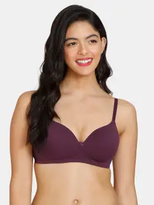 Zivame Non-Wired Seamless Lightly Padded T-shirt Bra With All Day Comfort