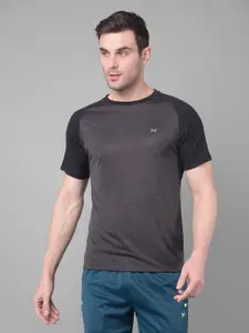 Force NXT Men Anti Viral Anti Odour Cool Round Neck Sports Solid T-Shirt