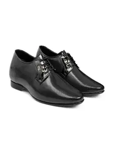Bxxy Men Textured Lace Up Formal Derbys