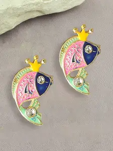 OOMPH Kundan Studs Earrings