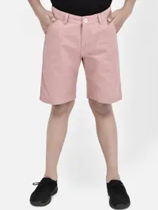 Crimsoune Club Boys Mid-Rise Pure Cotton Shorts