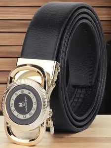 ZORO Men Textured Vegan Leather Formal Belt