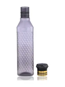 Kuber Industries Grey & Yellow 12 Pieces Water Bottles 1 L