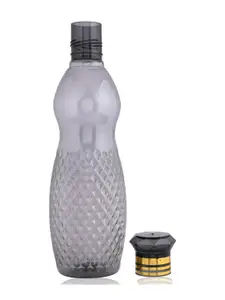 Kuber Industries Black 9 Pieces Water Bottle 1Ltr