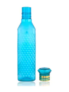 Kuber Industries Black & Blue 9 Pieces Water Bottle 1 Ltr