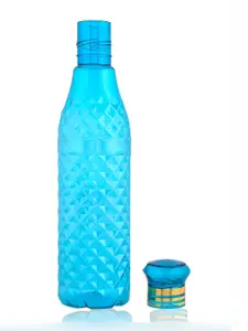 Kuber Industries Crystal Bingo Blue 6 Pieces Water Bottles 1 L