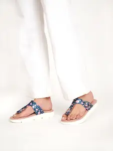 KazarMax Women Printed One Toe Flats