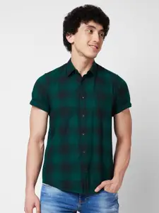SPYKAR Tartan Checked Casual Shirt
