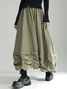 JC Collection Women A-line Midi Skirt