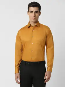 Van Heusen Self Design Pure Cotton Casual Shirt