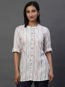 AURELIA Striped Straight Kurti
