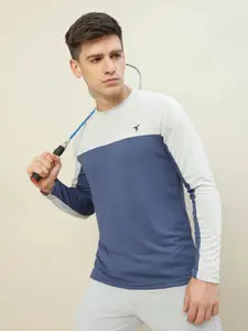 Technosport Colourblocked Rapid-Dry Slim Fit Sports T-shirt