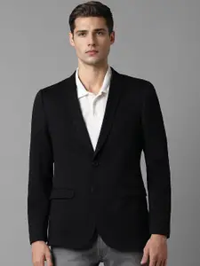 Louis Philippe Sport Notched Lapel Long Sleeves Slim-Fit Single Breasted Blazer