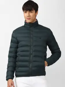 Peter England Casuals Mock Collar Puffer Jacket