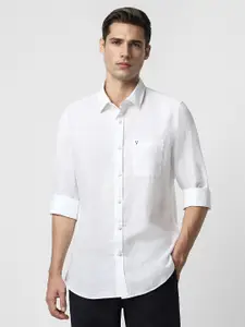 Van Heusen Sport Slim Fit Linen Cotton Casual Shirt