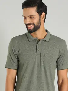 Indian Terrain Polo Collar Short Sleeves T-shirt