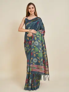 Fevinaa Floral Printed Silk Cotton Saree
