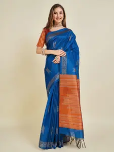 Fevinaa Striped Silk Blend Saree