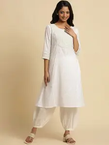 W Straight Cotton Kurta