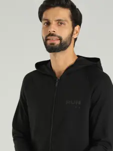 Indian Terrain Hooded Front-Open Sweatshirt