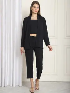 NEUDIS Long Sleeves Top & Shrug with Trousers Co-Ords