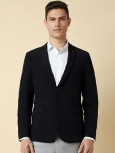 Allen Solly Slim-Fit Notched Lapel Single Breasted Formal Blazer