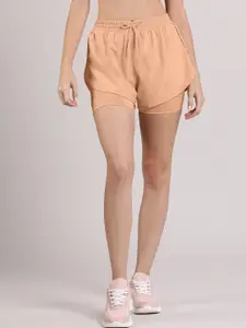 Amante Women High Rise Energize Active Shorts