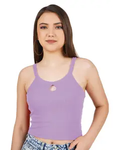 BAESD Shoulder Straps Sleeveless Crop Top