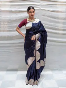 MORLY Woven Design Silk Kanjeevaram Saree