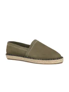 Hush Puppies Men Round Toe Nubuck Espadrilles