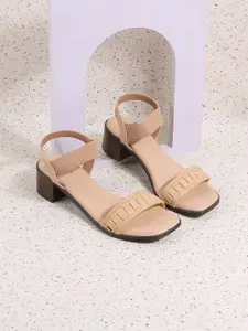 Metro Textured Block Heels