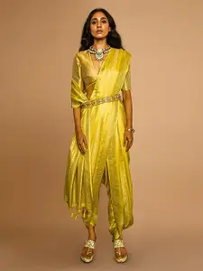 saree.com Ethnic Motifs Woven Design Zari Silk Blend Banarasi Saree