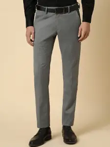 Allen Solly Men Textured Slim Fit Formal Trousers