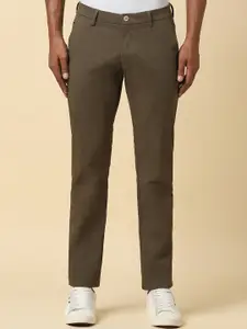 Allen Solly Men Textured Slim Fit Trousers